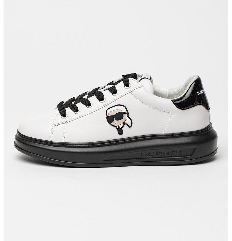 Кожени спортни обувки с лого Karl Lagerfeld