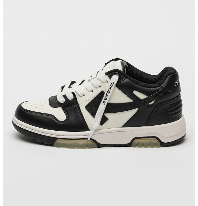 Кожени спортни обувки с лого OFF-WHITE