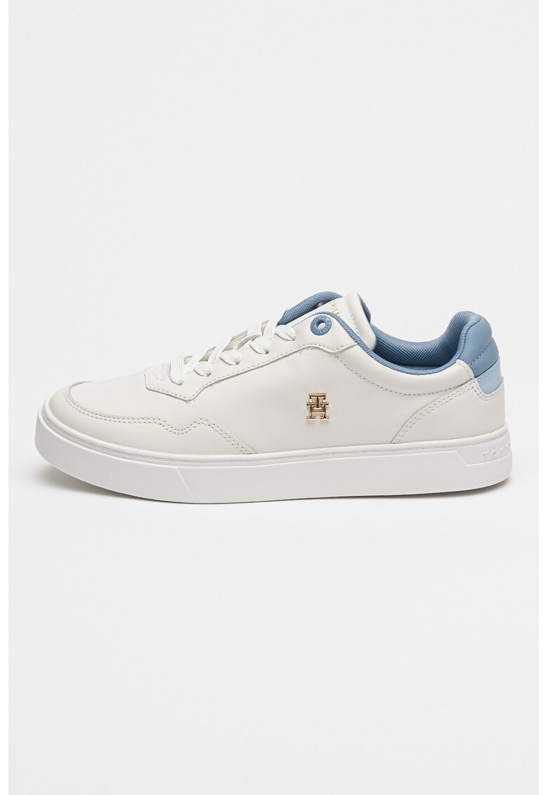 Кожени спортни обувки с лого Tommy Hilfiger