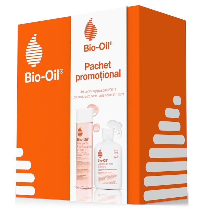 Комплект Bio-Oil: Олио за тяло и лице 200 мл + Лосион за суха кожа 175 мл Bio oil