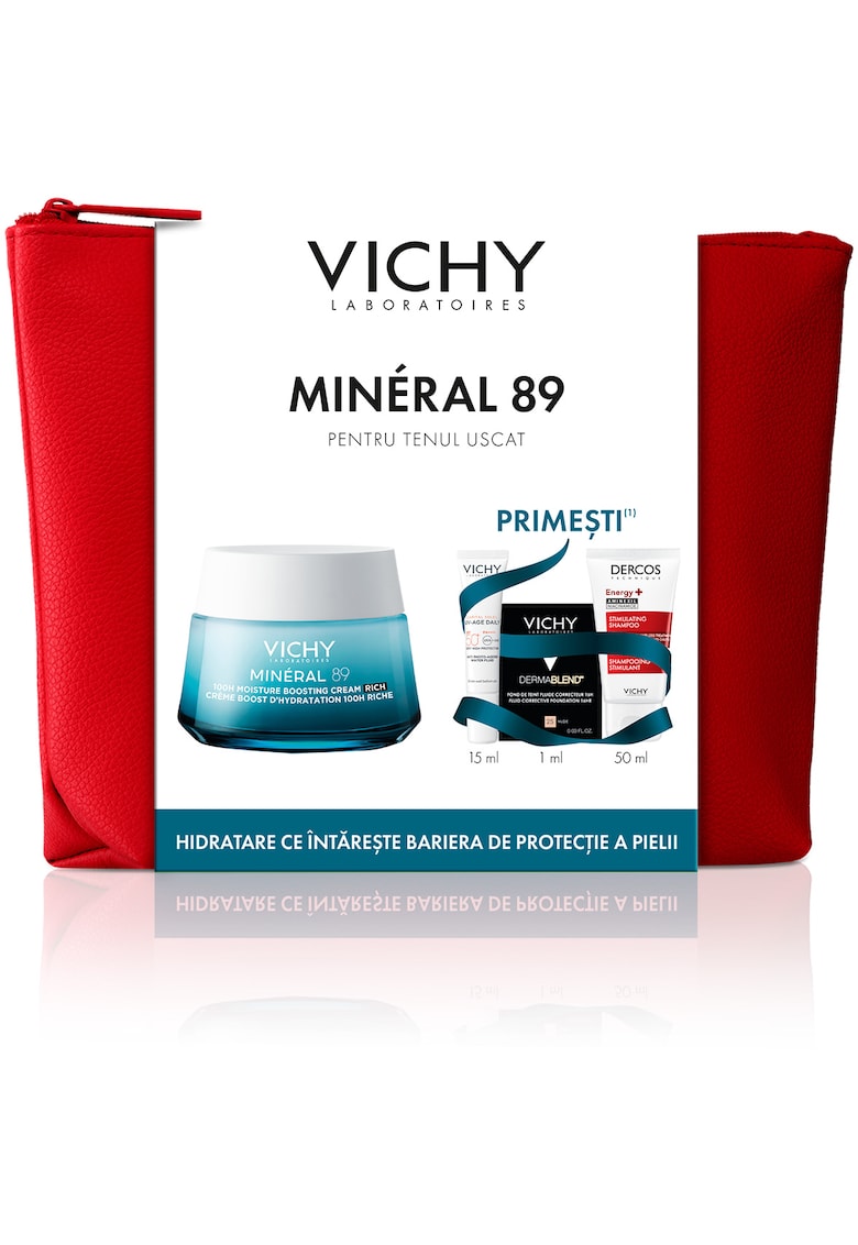 Комплект интензивно хидратиращ крем  Mineral 89 100H - За суха кожа - 50 мл Vichy