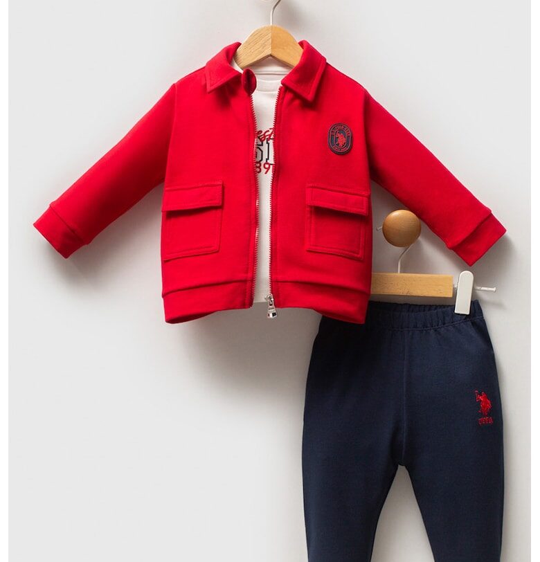 Комплект с памук - 3 части US Polo Assn