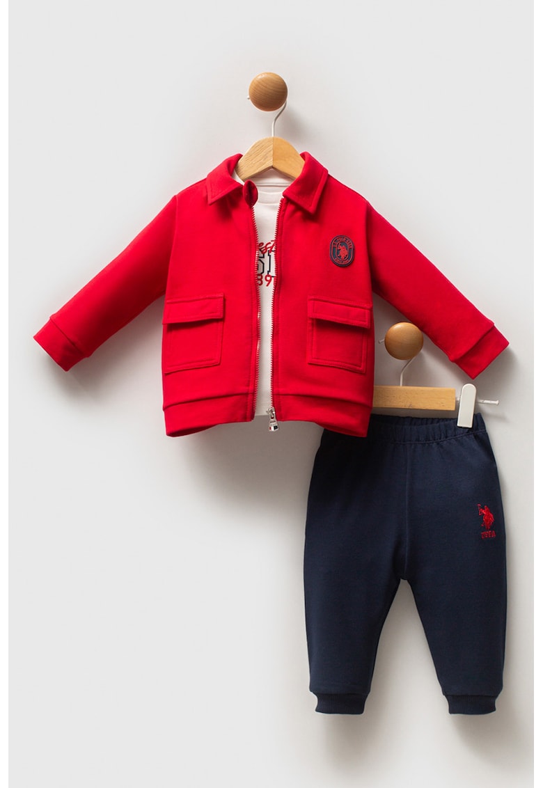 Комплект с памук - 3 части US Polo Assn