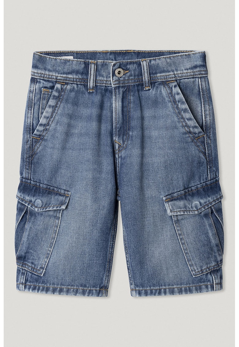 Къс панталон от деним с регулируема талия Pepe Jeans London