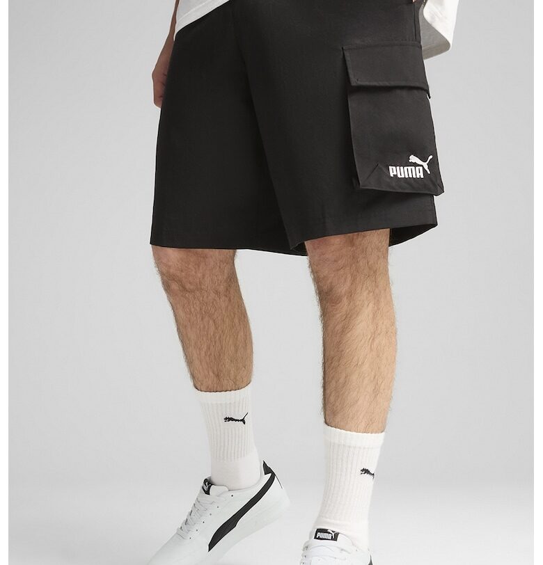 Къс панталон с джобове и лого Puma