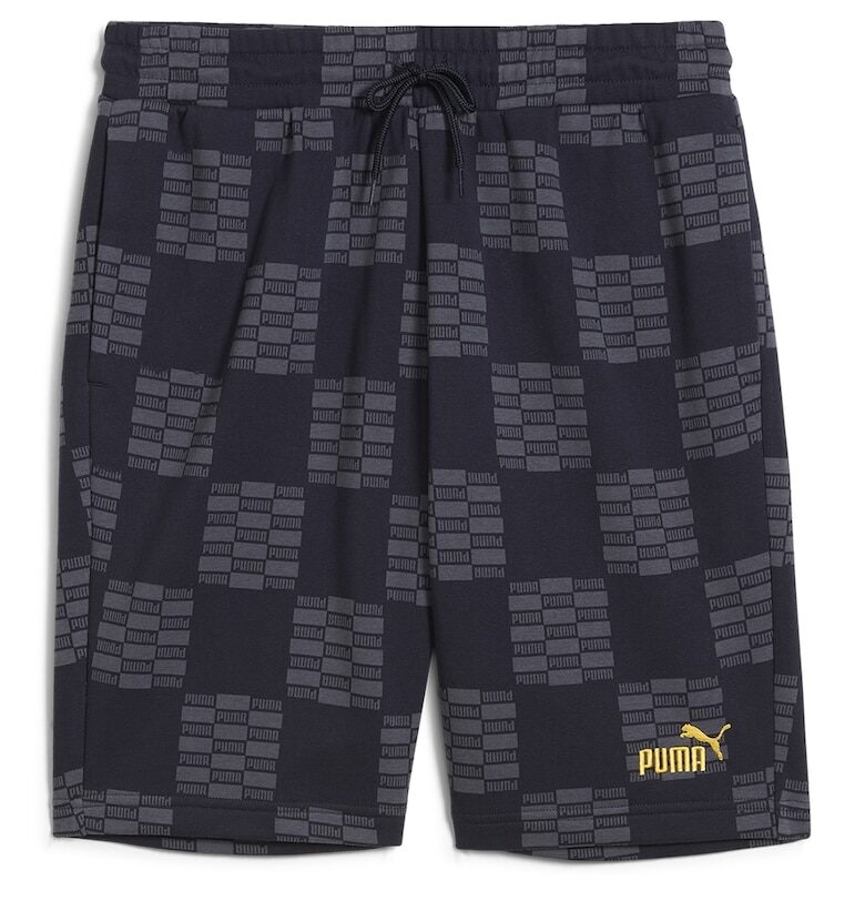 Къс панталон с еластична талия и принт Puma