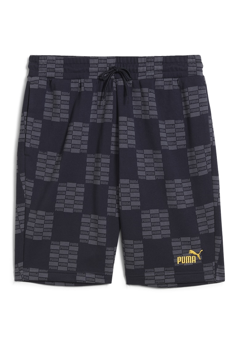 Къс панталон с еластична талия и принт Puma