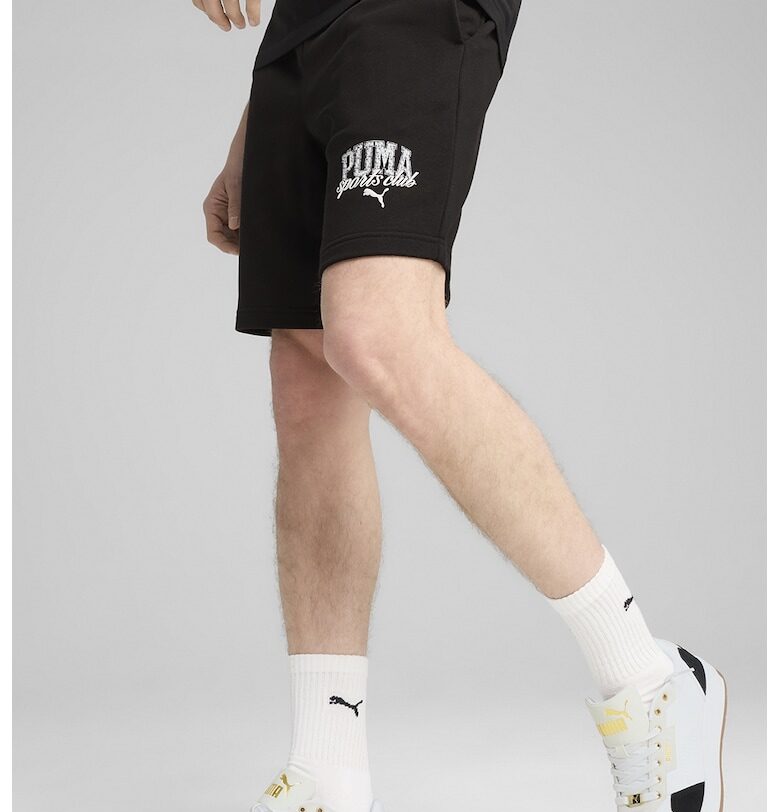 Къс панталон с памук и лого Puma