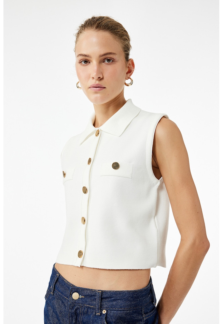 Къс плетен елек KOTON