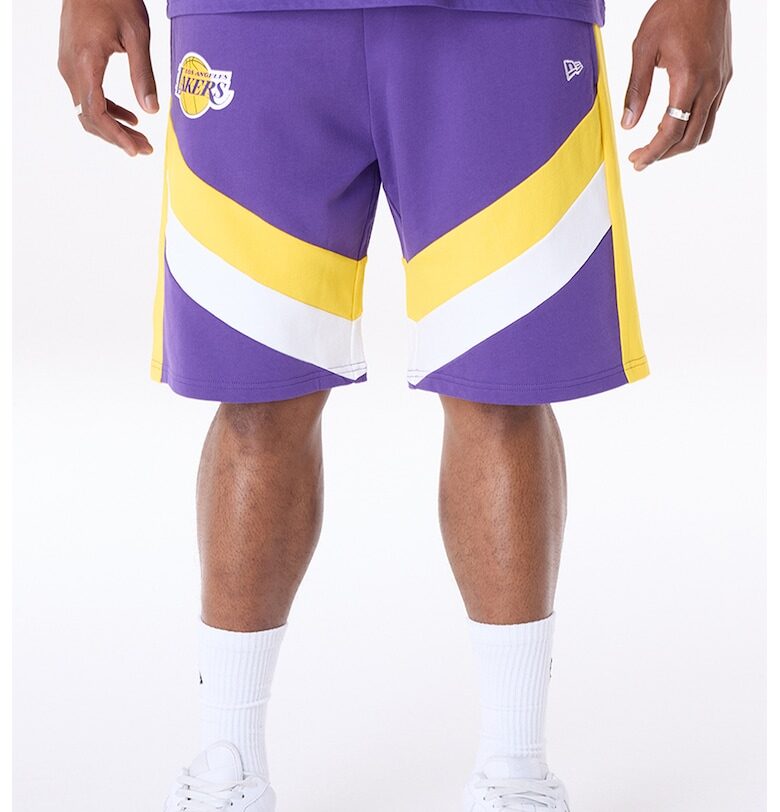 Къс спортен панталон с принт Lakers New Era