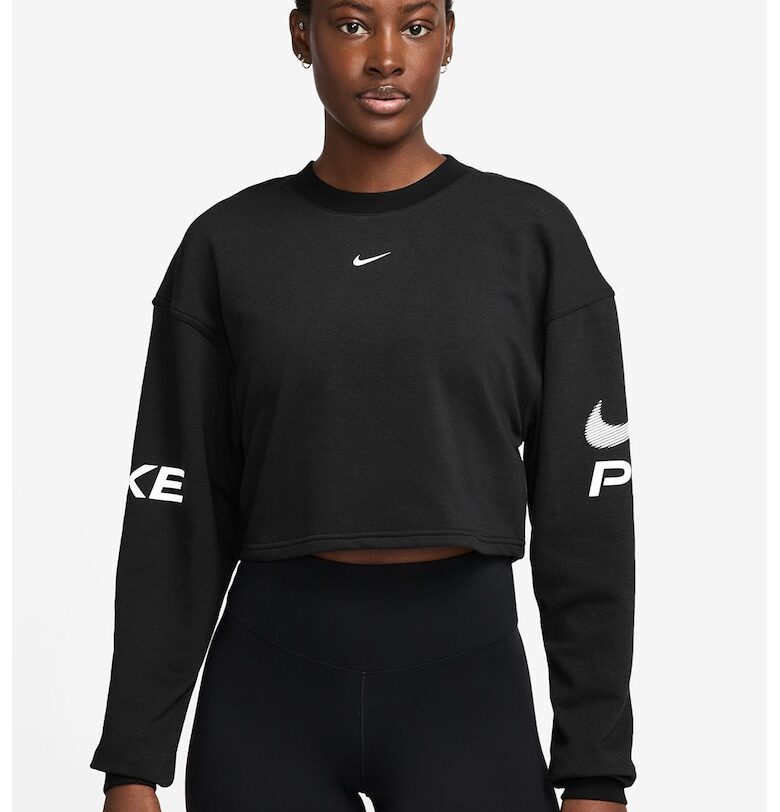 Къс фитнес суитшърт Nike