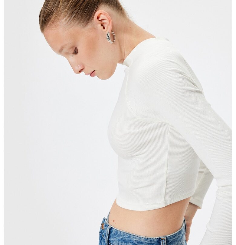 Къса блуза с рипс KOTON