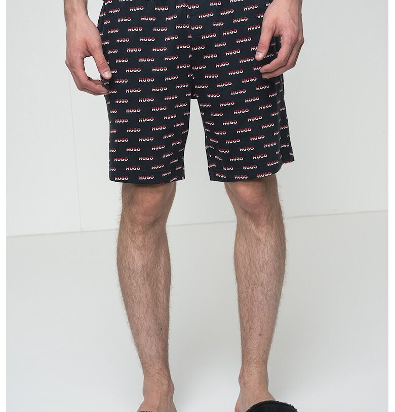 Къса долна пижама с лого HUGO
