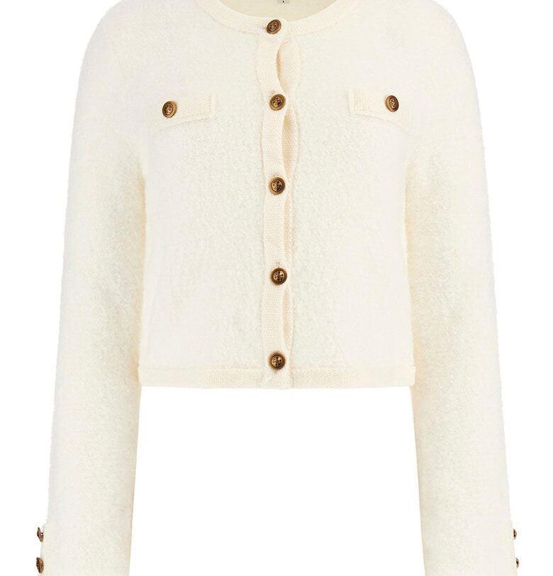 Къса жилетка с копчета GUESS