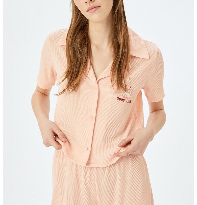 Къса пижама с рипс KOTON