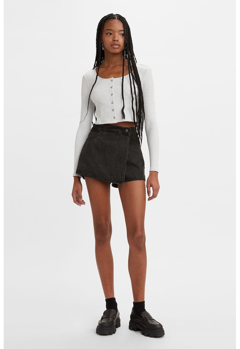Къса пола-панталон със средна талия Levis