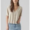 Къса риза с лен Vero Moda
