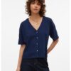 Къса риза с лен Vero Moda