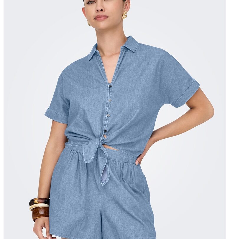 Къса риза с шпиц Only