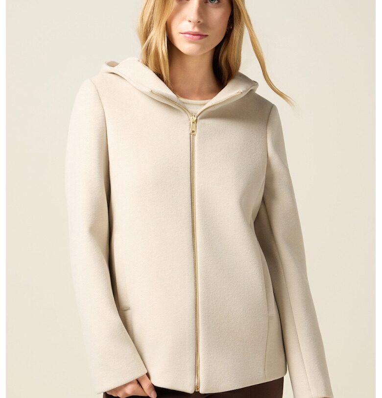 Късо палто с джобове встрани Oltre