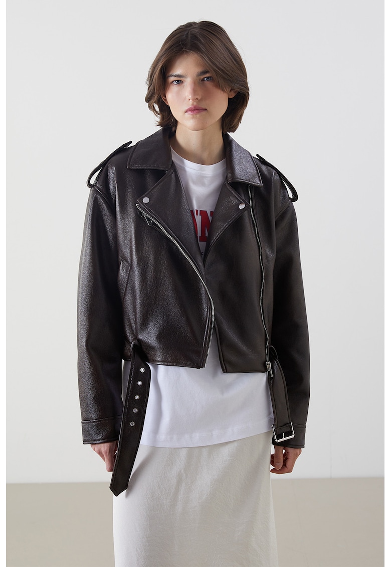 Късо яке от еко кожа LC WAIKIKI