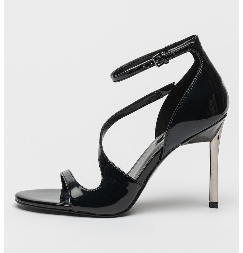 Лачени сандали Shimmy с ток NINE WEST