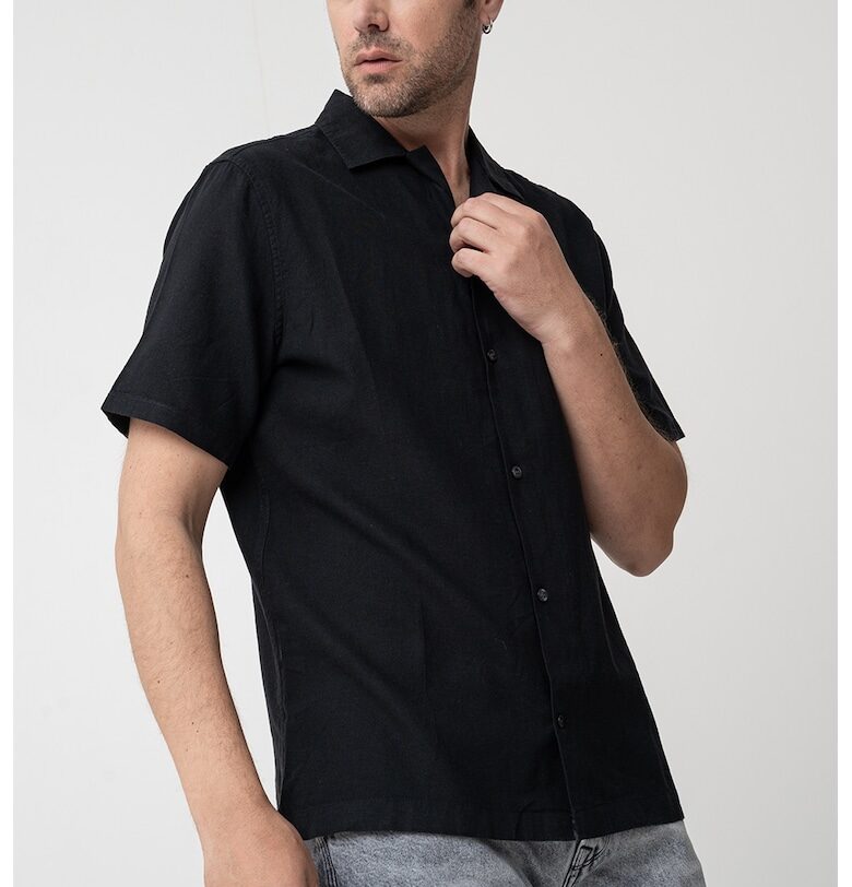 Ленена риза с къси ръкави GAP