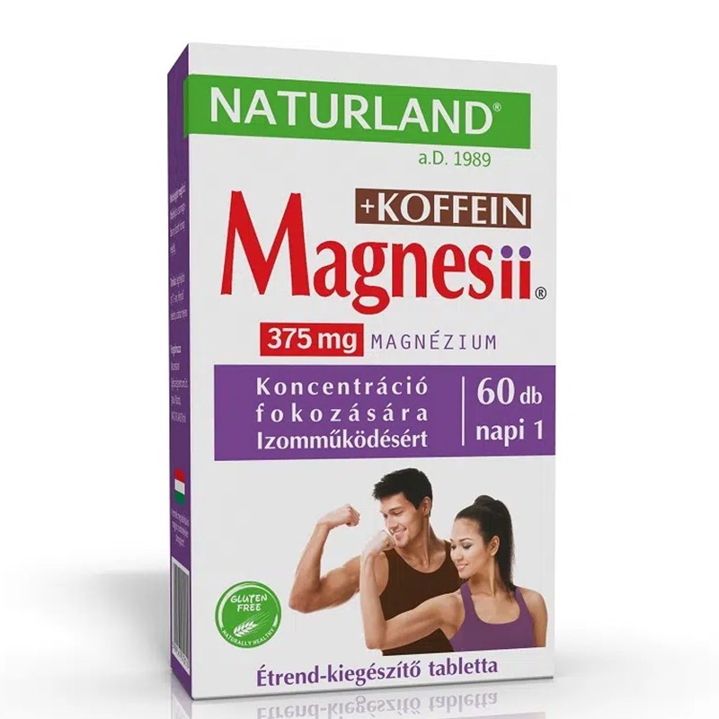 Магнезий 187.5 mg + Кофеин 50 mg – Енергия и мускулен тонус