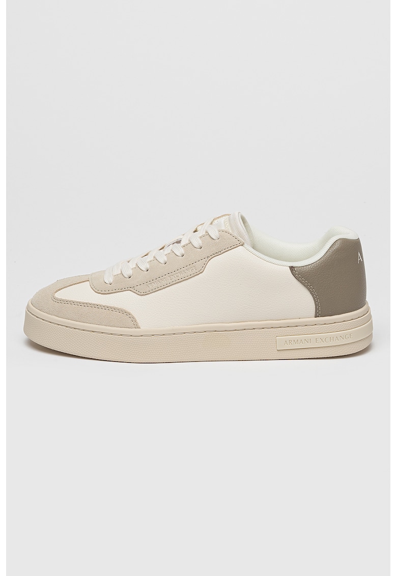 Маратонки от еко кожа с лого ARMANI EXCHANGE