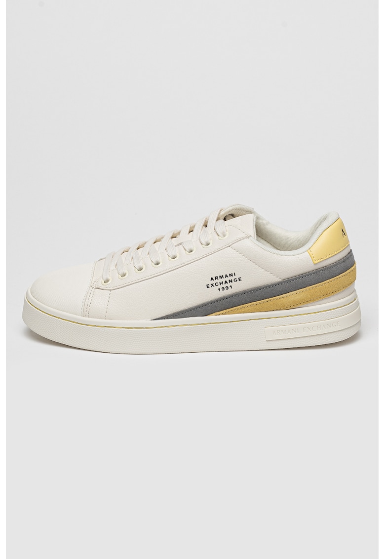 Маратонки от еко кожа с лого ARMANI EXCHANGE