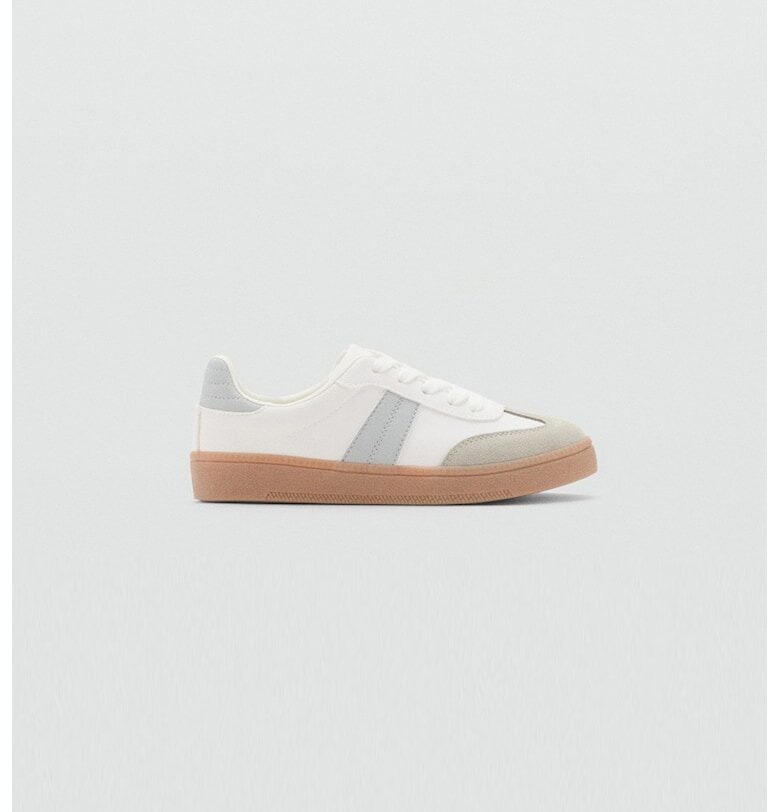 Маратонки с велур Mango