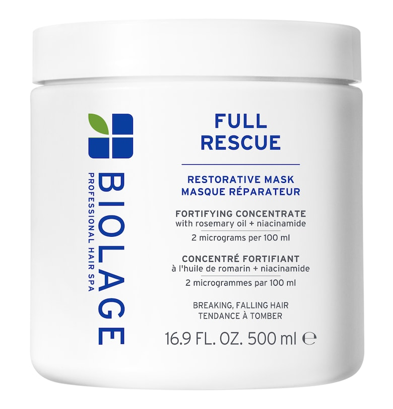 Маска  Full Rescue - Против косопад - с масло от розмарин и ниацинамид - 500 мл Biolage