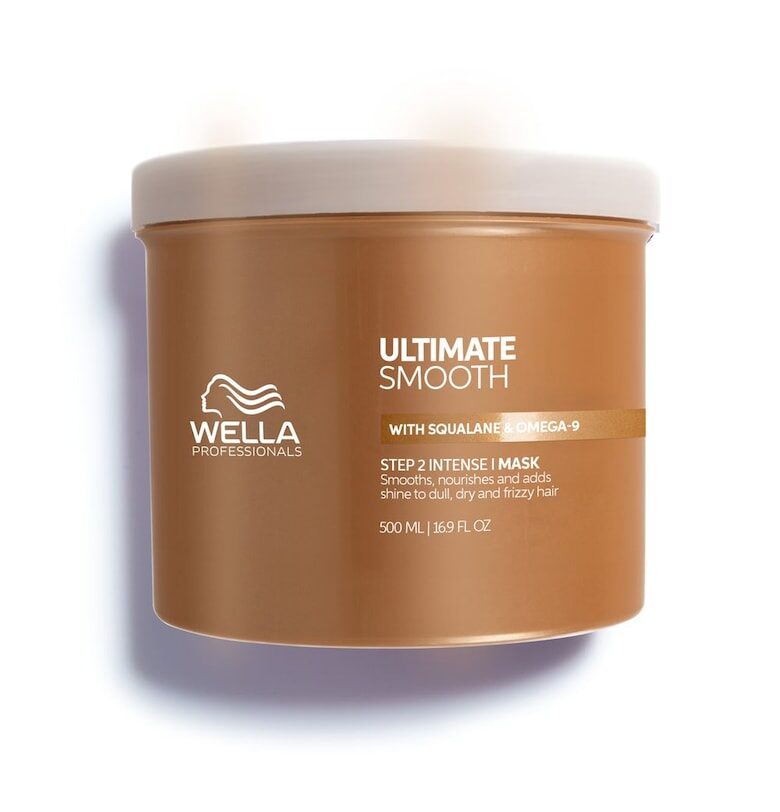 Маска за коса  Ultimate Smooth - Хидратираща - За суха и изтощена коса - Със сквалан и омега 9 - С антистатичен ефект - Wella Professionals