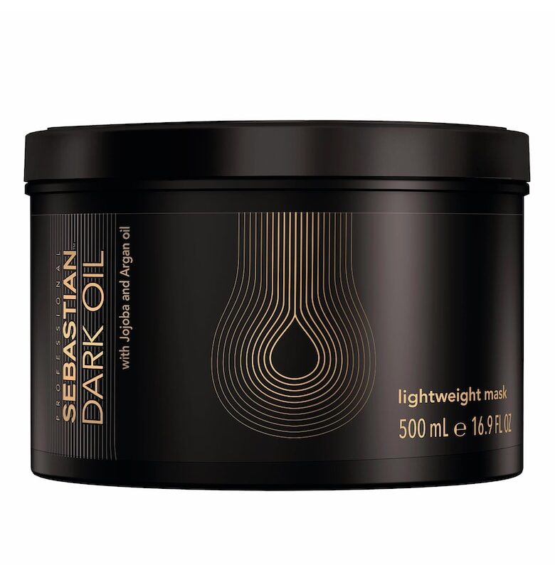 Маска за хидратация и блясък на коса  Dark Oil с лека формула Sebastian Professional