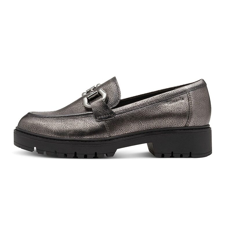 Мокасини с ток и метален детайл Tamaris