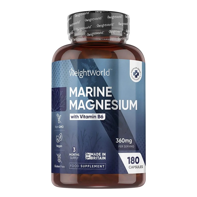 Морски магнезий 180 mg + Витамин B6 – Мускулна функция