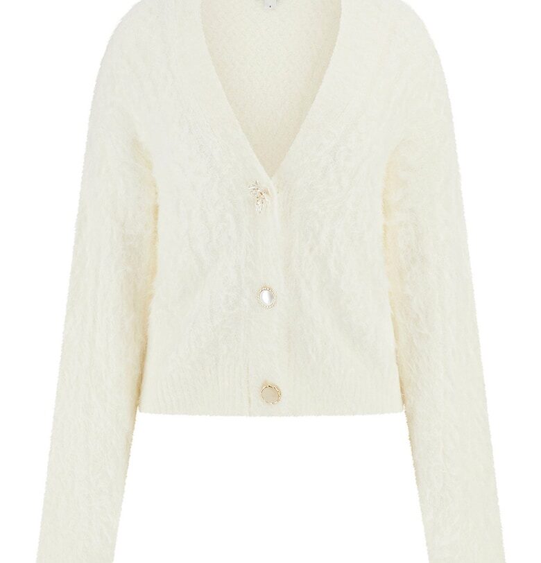 Мъхеста шпиц жилетка GUESS