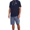 Мъхесто худи Rival с къси ръкави Under Armour