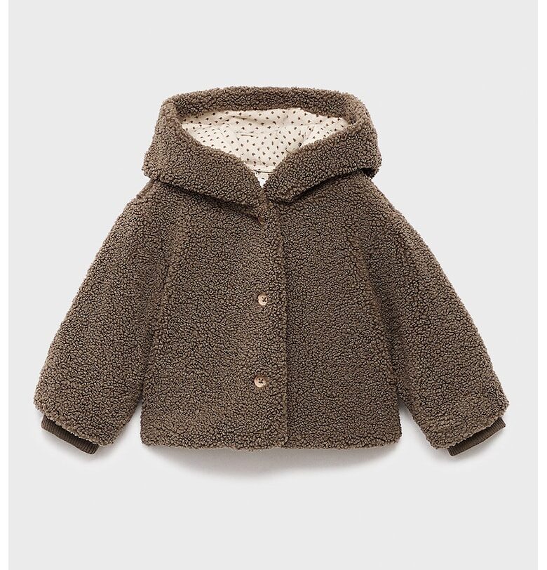 Мъхесто яке с ушички Mango