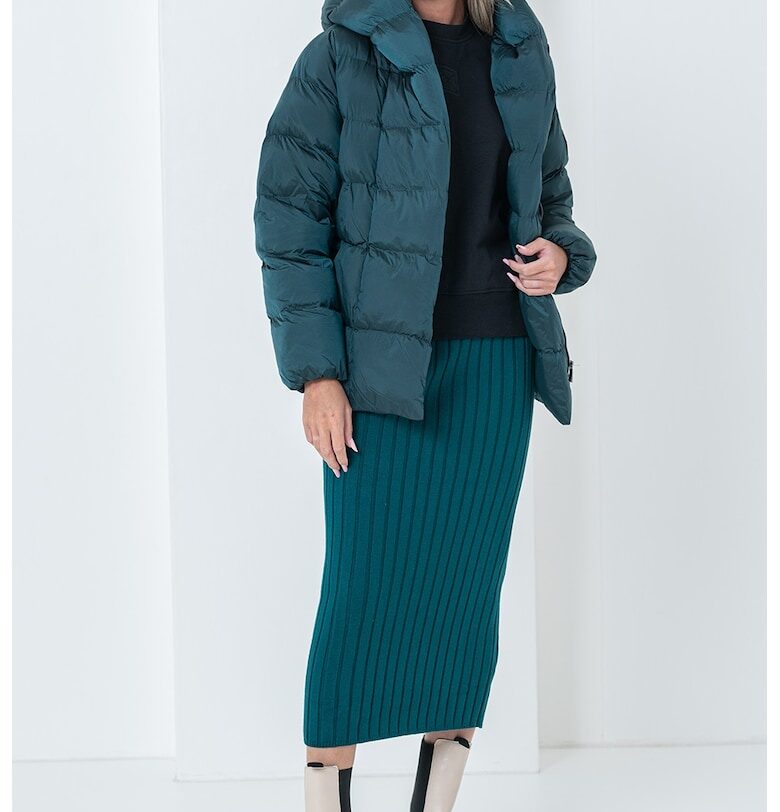 Найлоново зимно яке с качулка CALVIN KLEIN