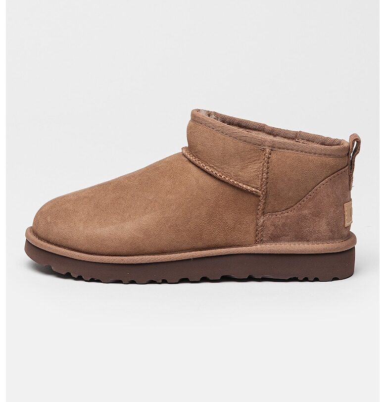 Непромокаеми велурени боти Classic Ultra Mini с лесно обуване UGG