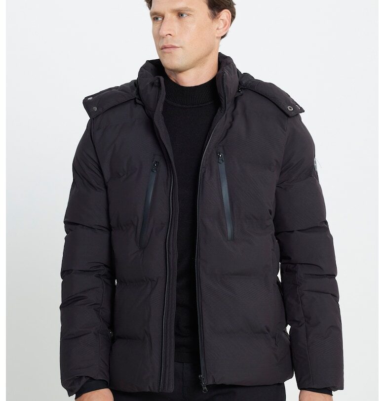 Непромокаемо късо зимно яке с качулка ACCo