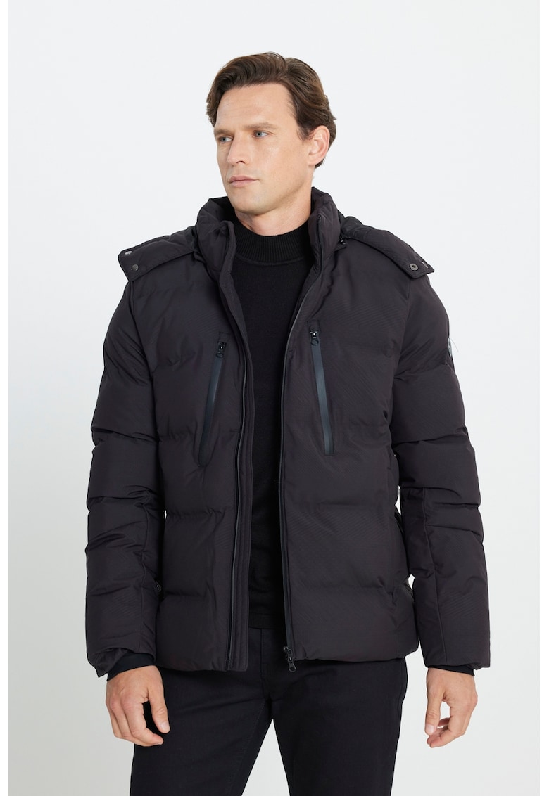 Непромокаемо късо зимно яке с качулка ACCo