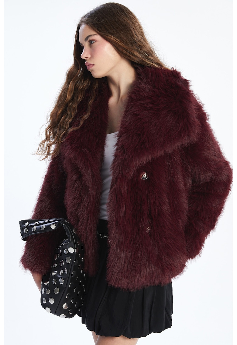 Палто от еко пух с капси LC WAIKIKI