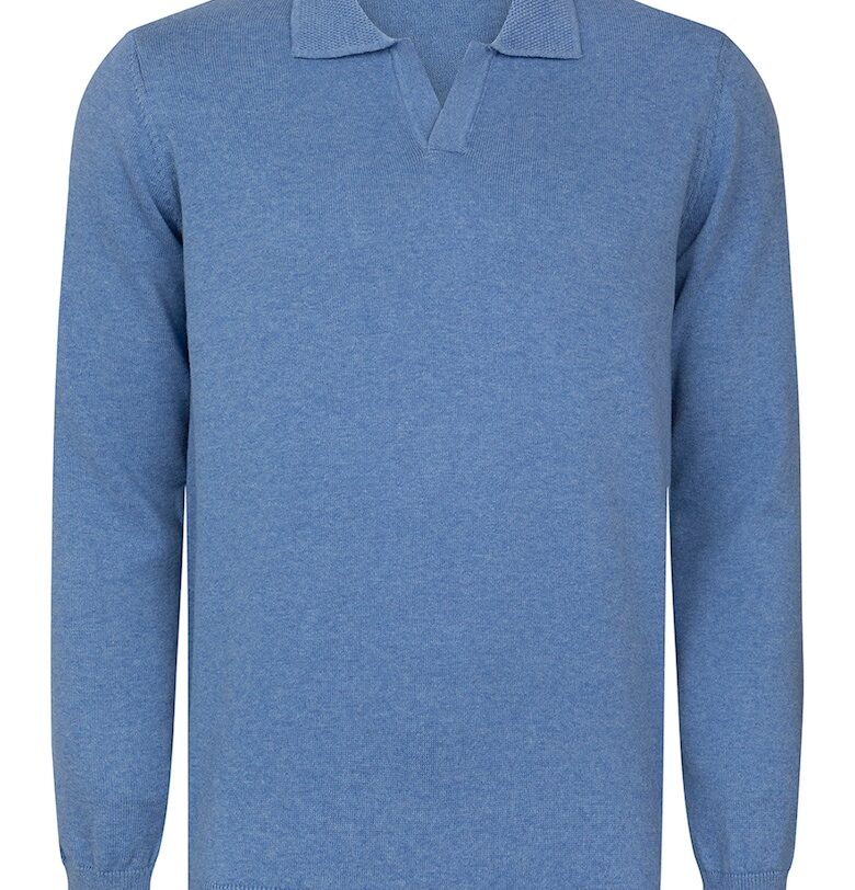 Памучен пуловер с яка Felix Hardy