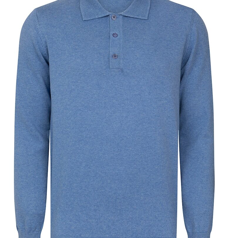 Памучен пуловер с яка Felix Hardy