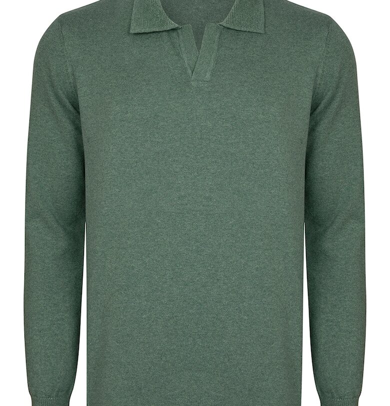 Памучен пуловер с яка Felix Hardy