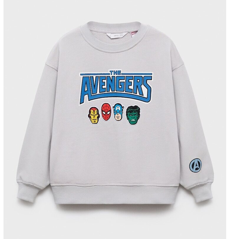 Памучен суитшърт с графика Mango