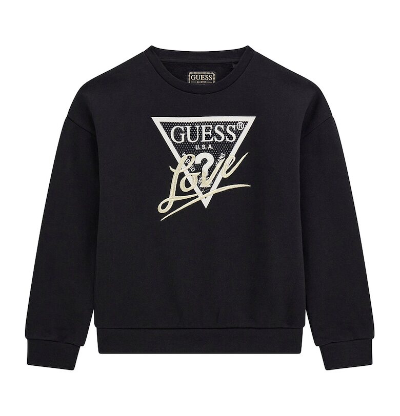 Памучен суитшърт с лого GUESS KIDS