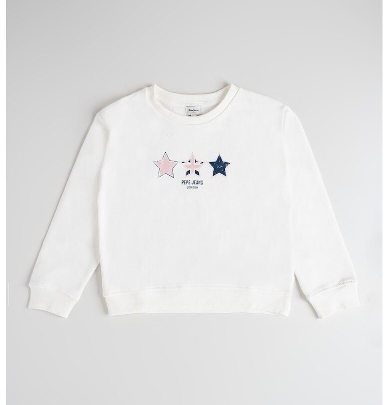 Памучен суитшърт с шарка на звезди Pepe Jeans London